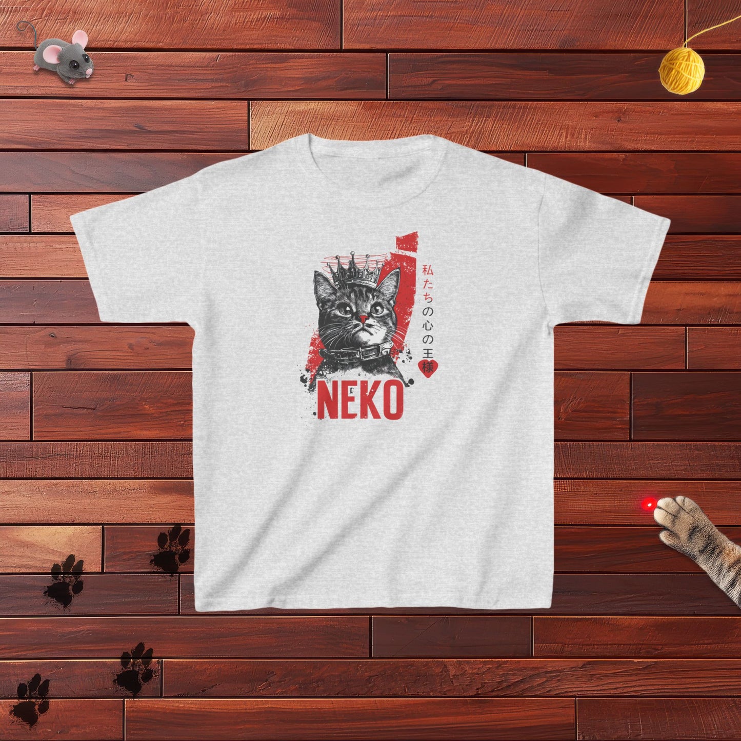 Neko King Of Our Hearts Kids Tee