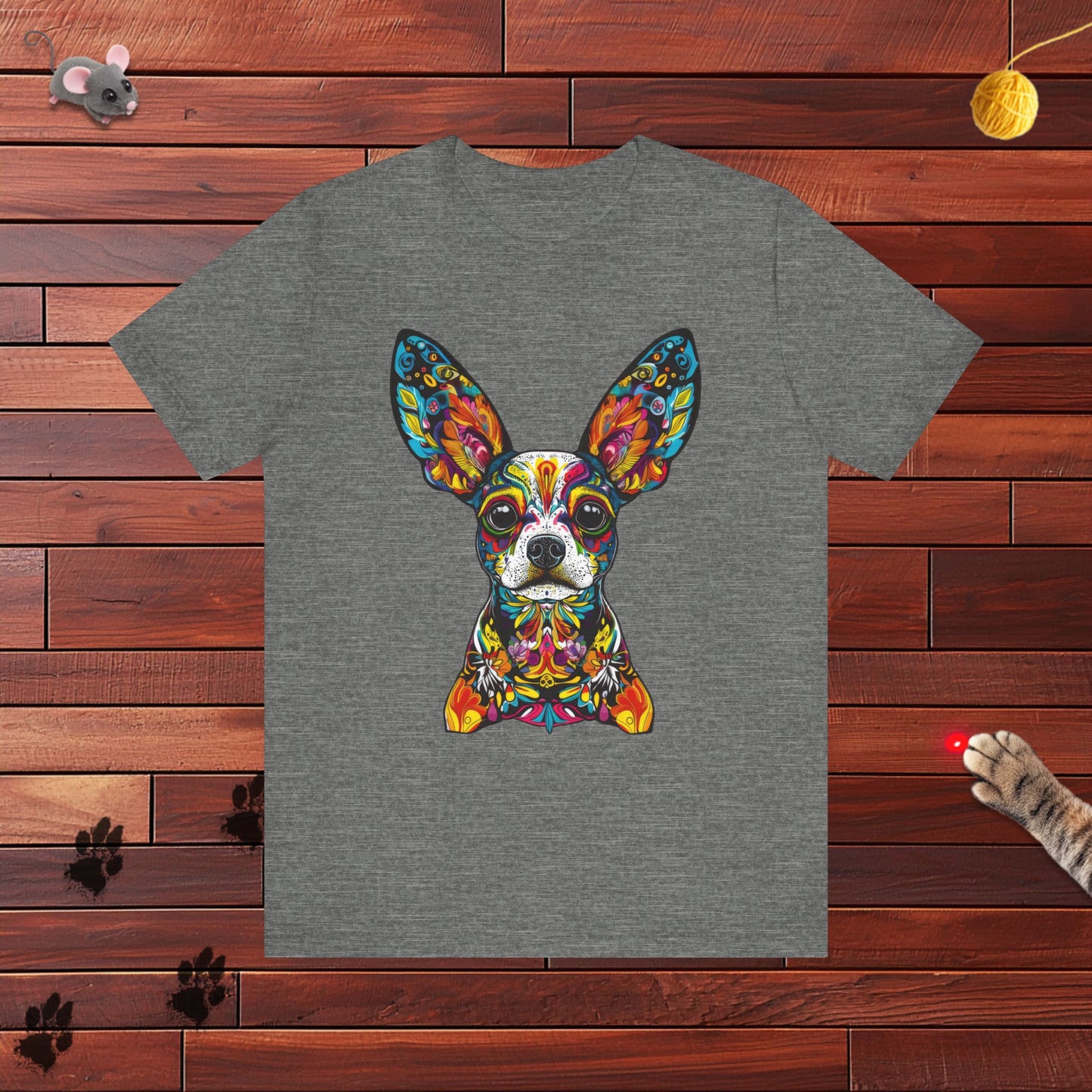 Dia De Muerte Doggo Mens Tee