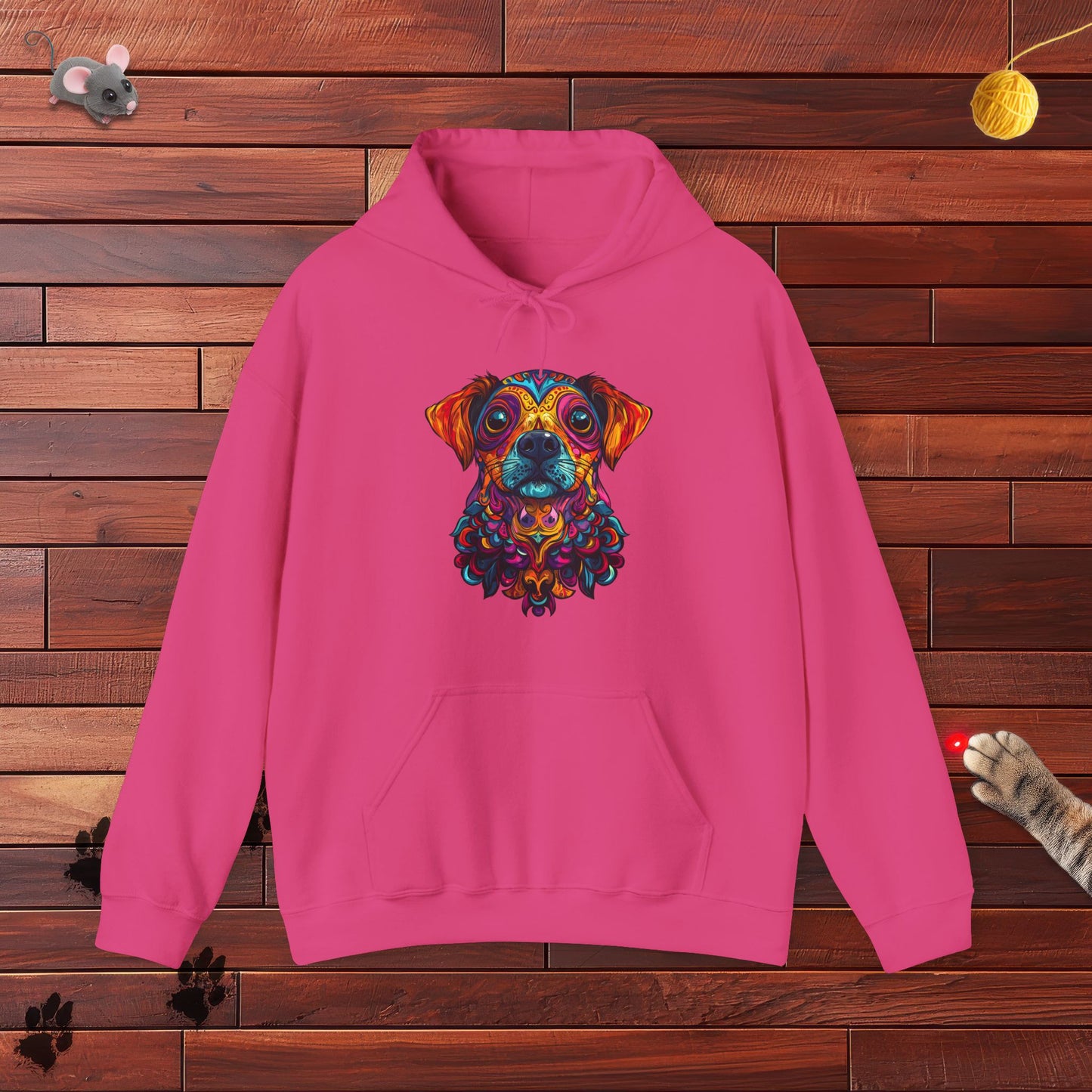 Dia De Muerte Perrito Hoodie