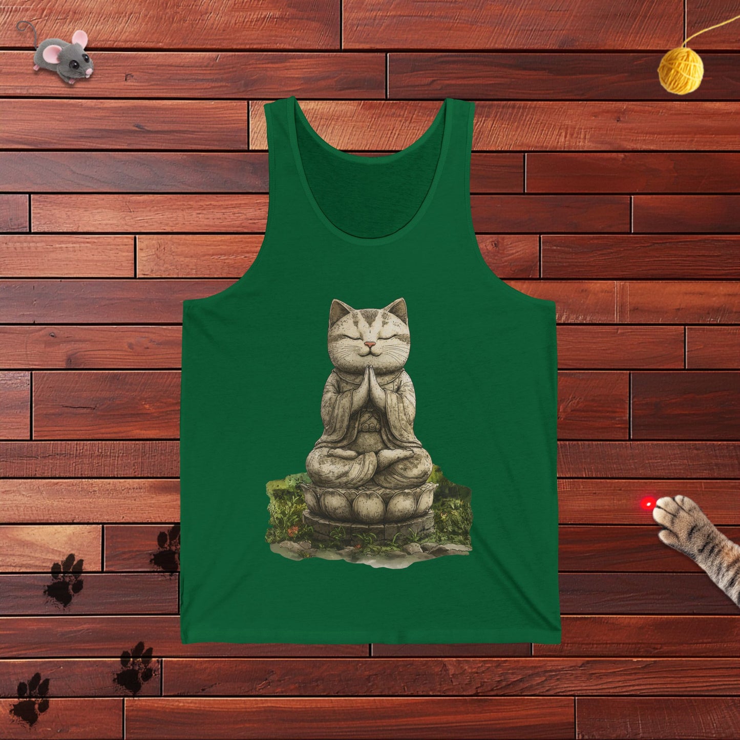 Purrfectly Zen Mens Tank