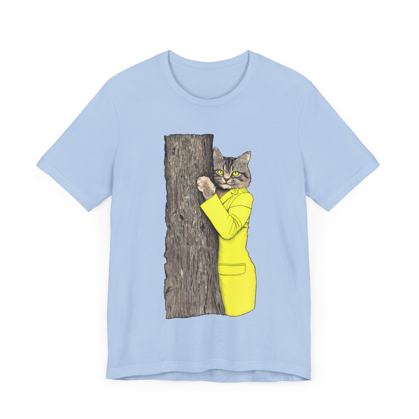 Yellow Jacket Cat Mens Tee