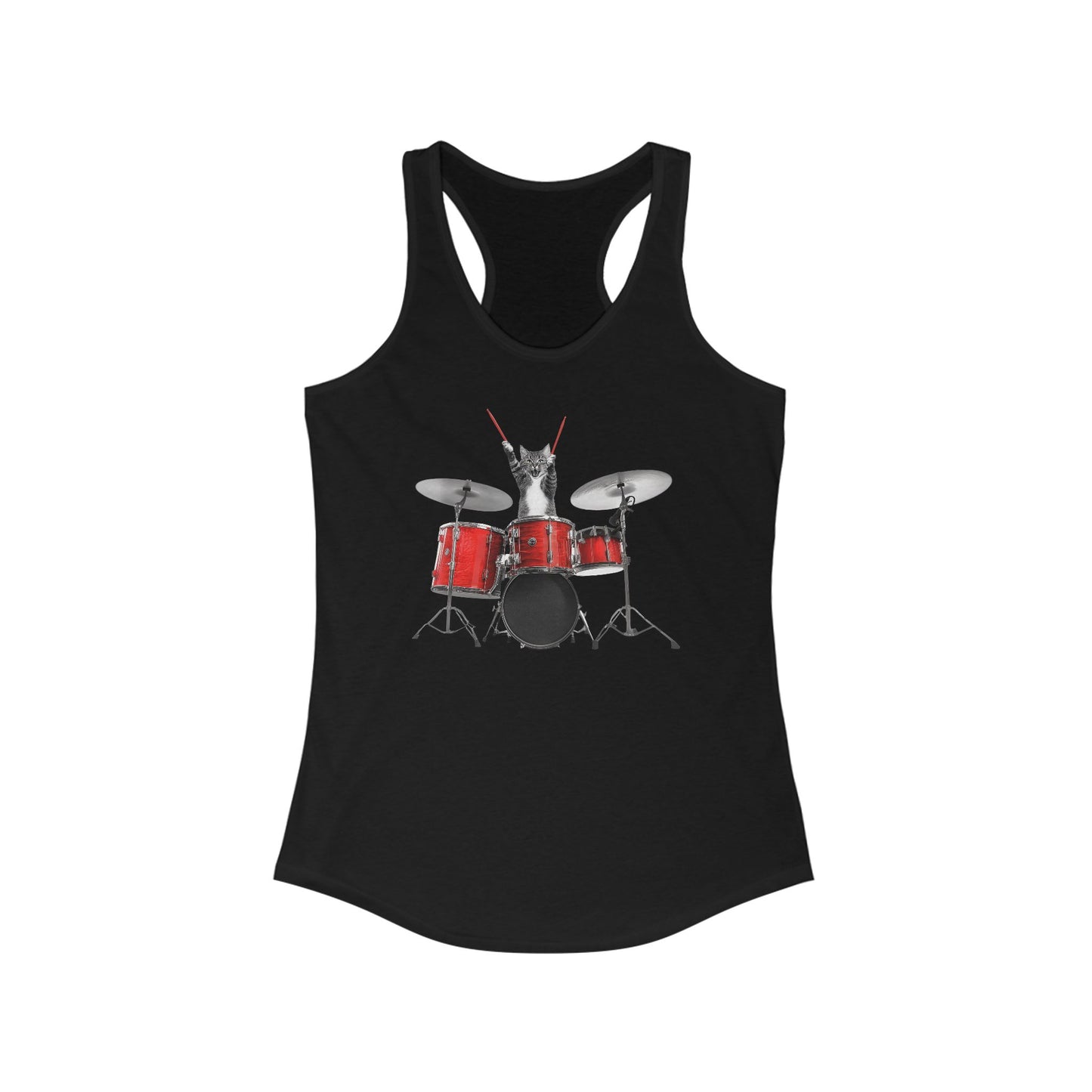 The Cutest Drummer Ladies Tank