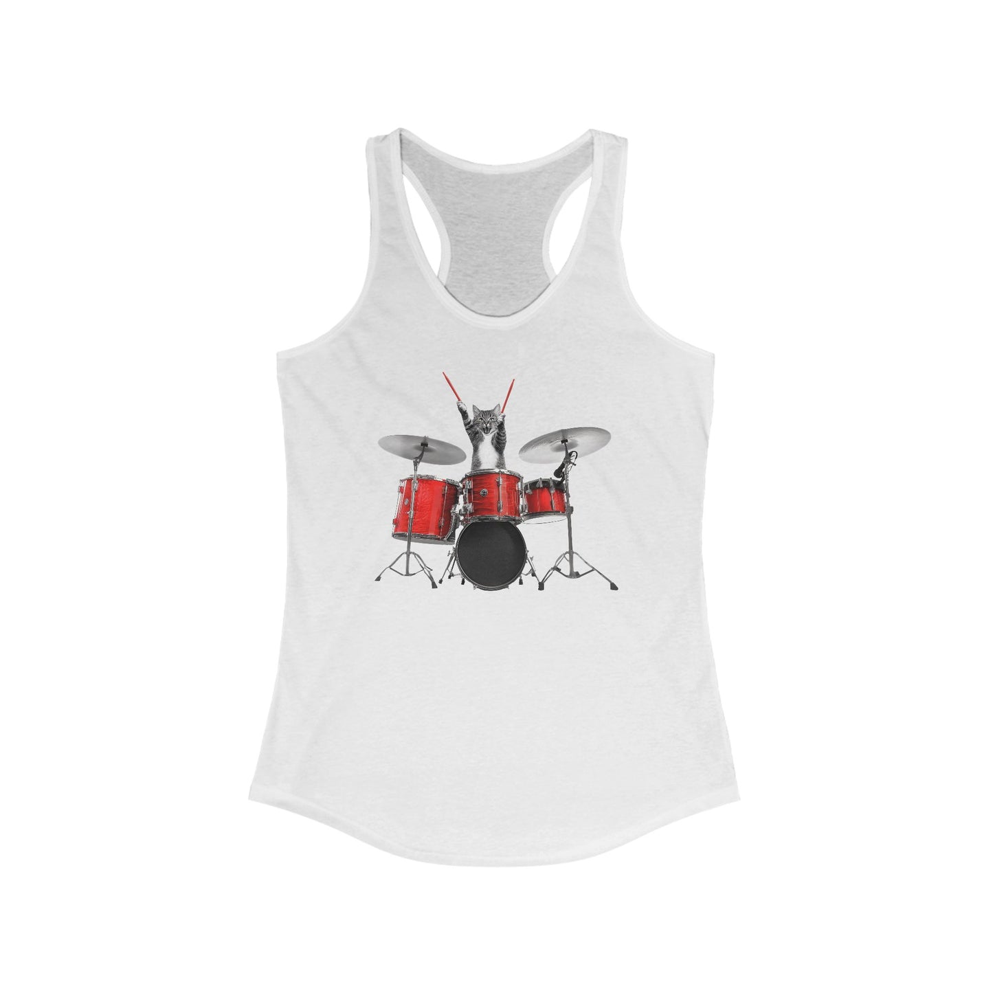 The Cutest Drummer Ladies Tank