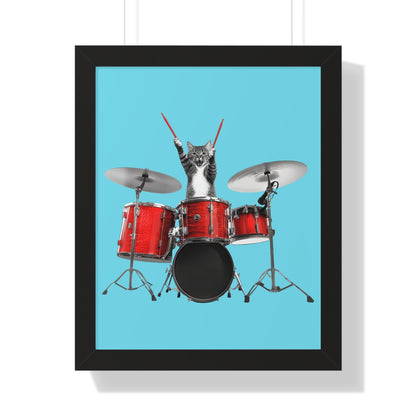 The Cutest Drummer Framed Wall Art