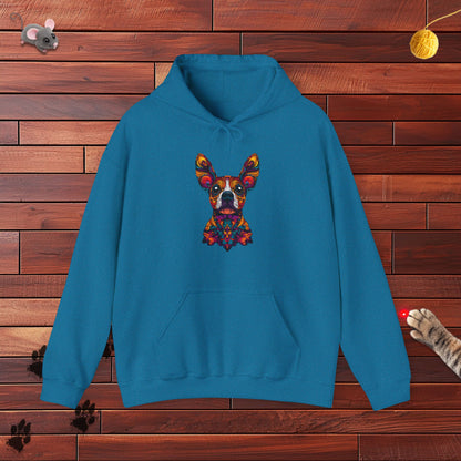 Dia De Muertos Frenchie Hoodie