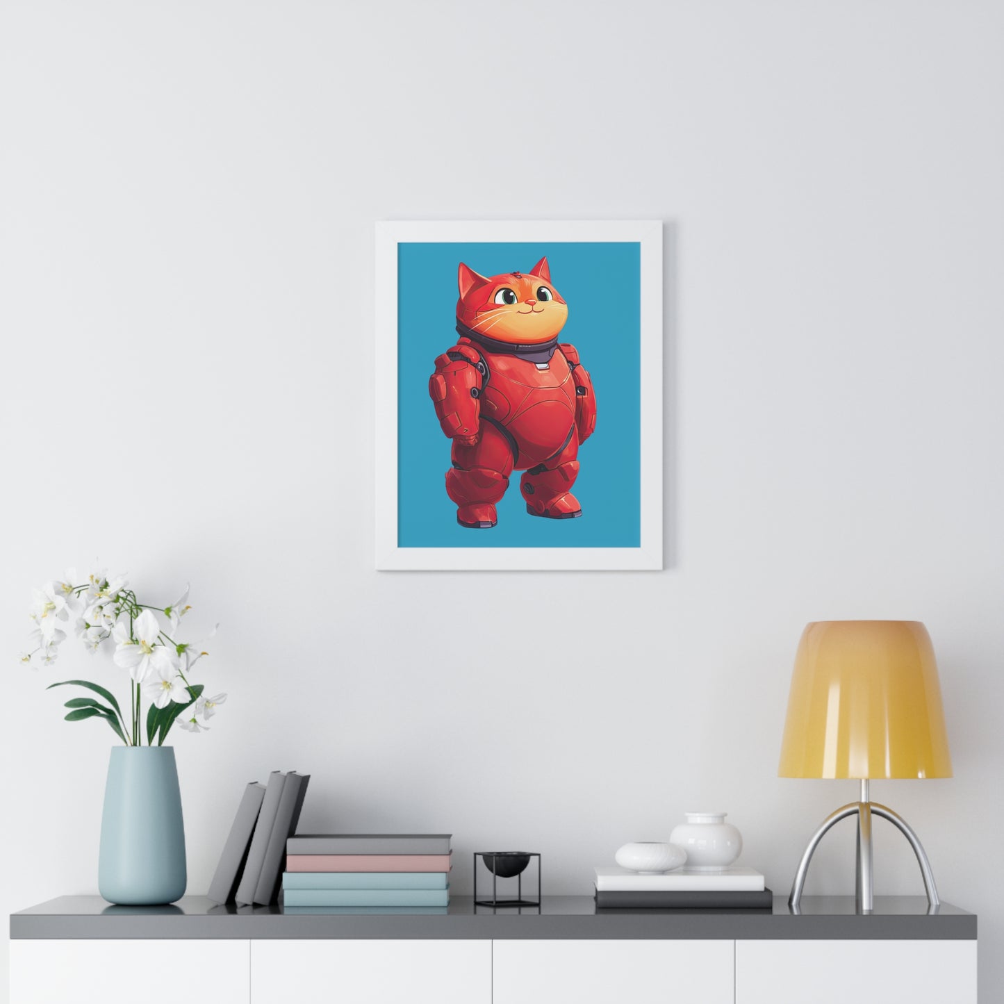 Big Kitty 6 Framed Wall Art