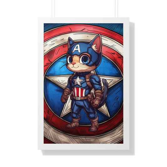 Captain Americat Framed Wall Art