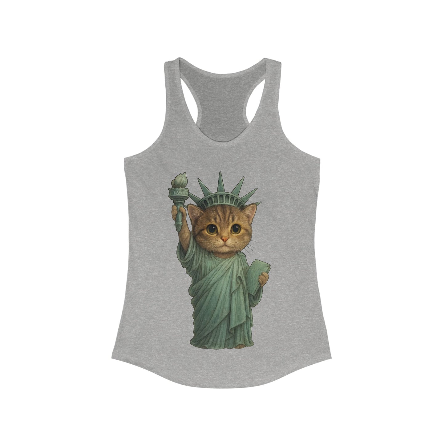 Statue of Meowberty Ladies Tank