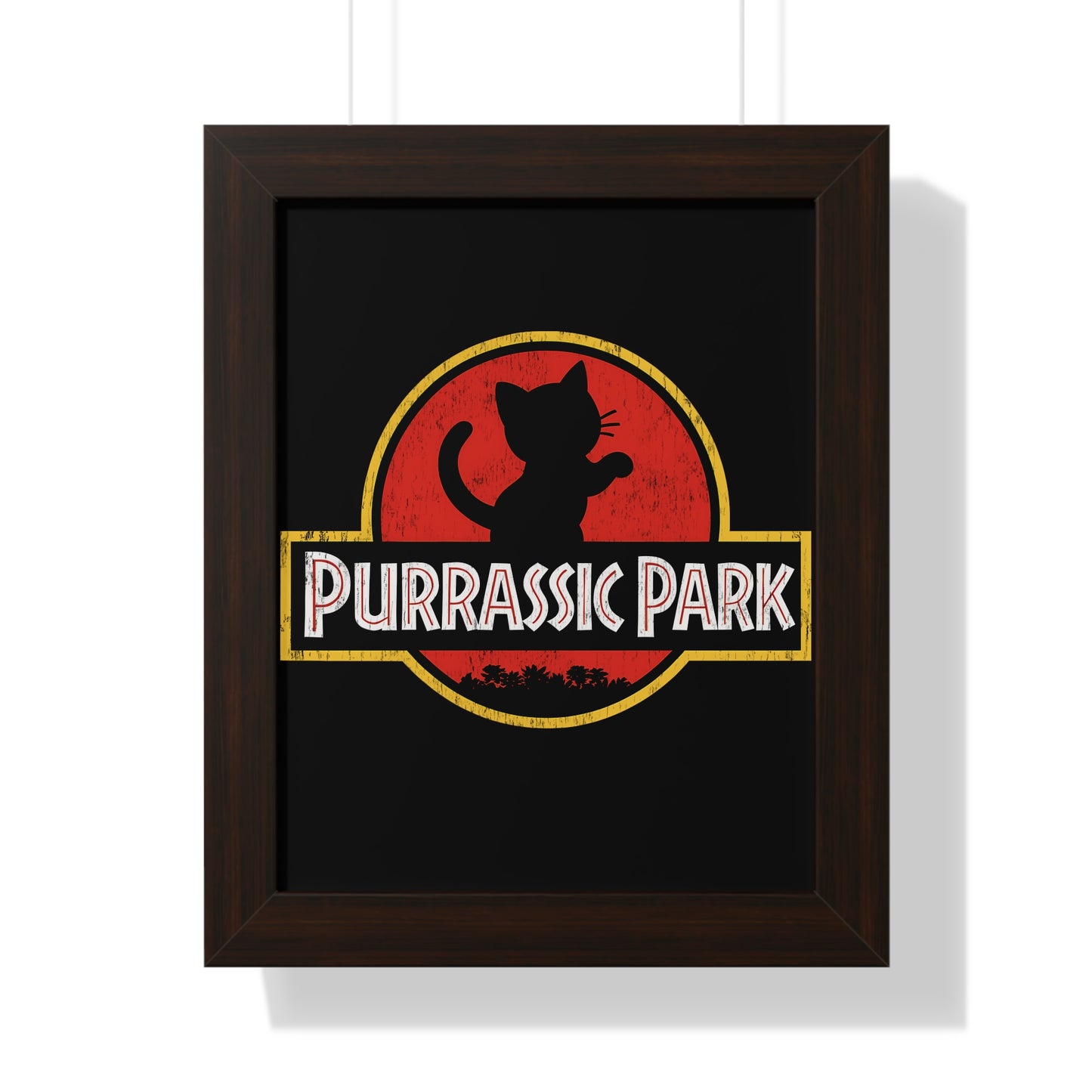 Purrassic Park Framed Wall Art