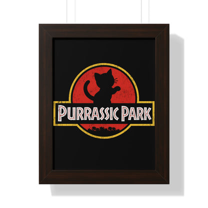 Purrassic Park Framed Wall Art