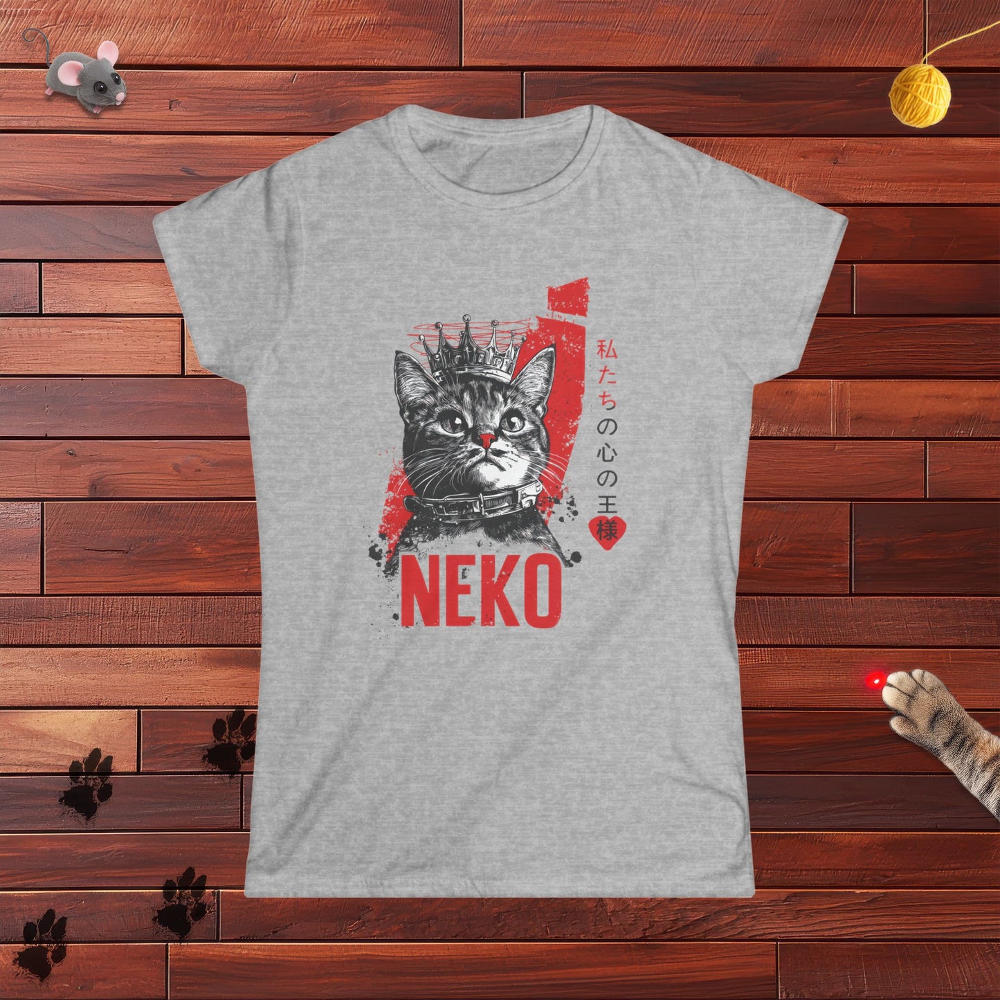 Neko King Of Our Hearts Ladies Tee