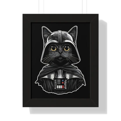 Darth Purrder Framed Wall Art