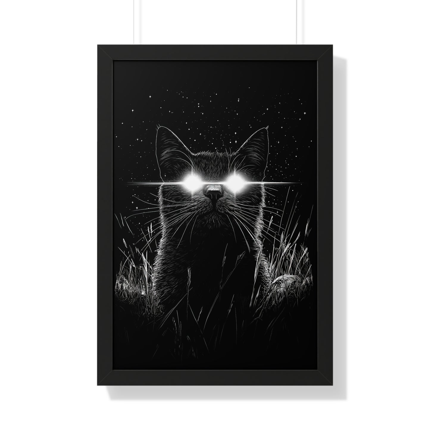 I Haz Powers Framed Wall Art