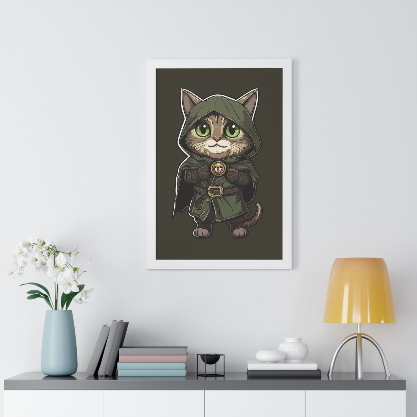 Dr. Doomcat Framed Wall Art