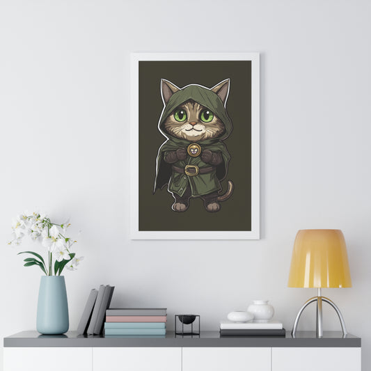 Dr. Doomcat Framed Wall Art