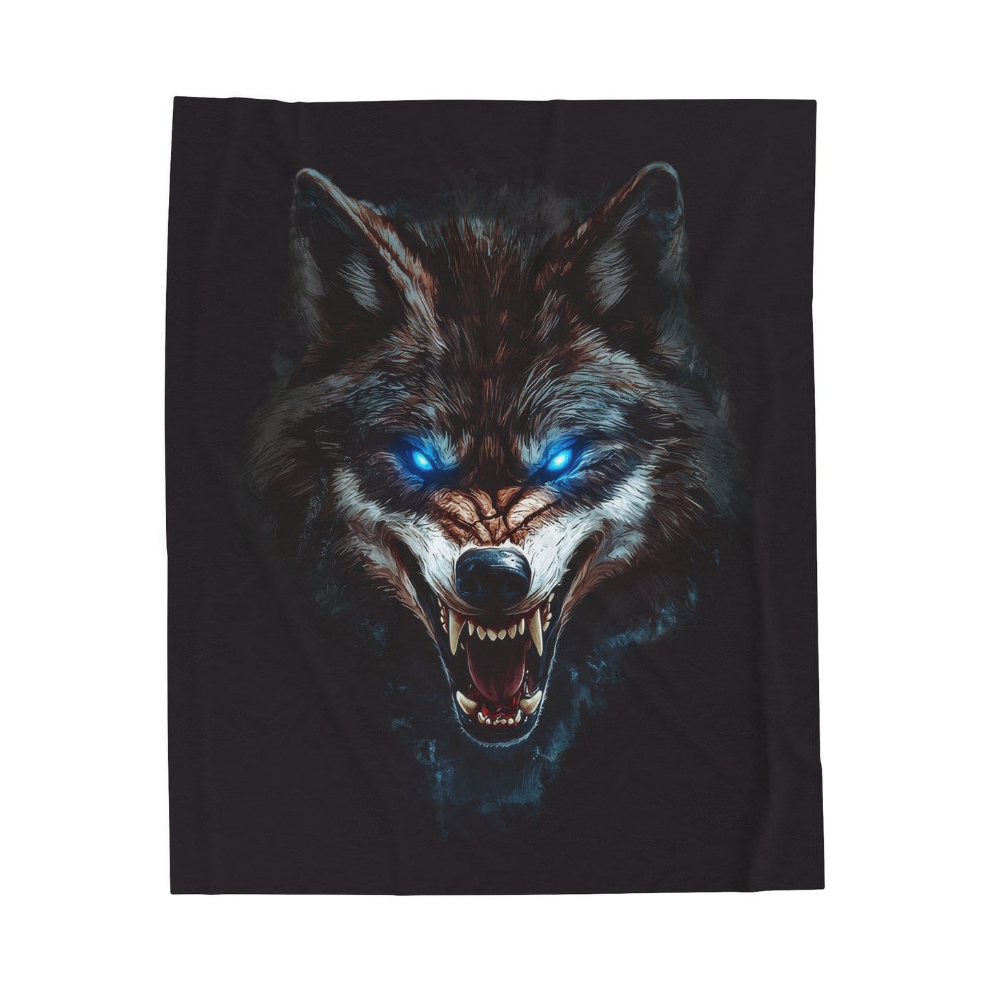 Hungry Like The Wolf Velveteen Plush Blanket