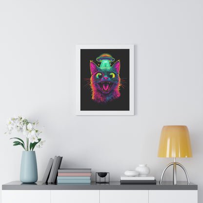 Alien Abduction Framed Wall Art