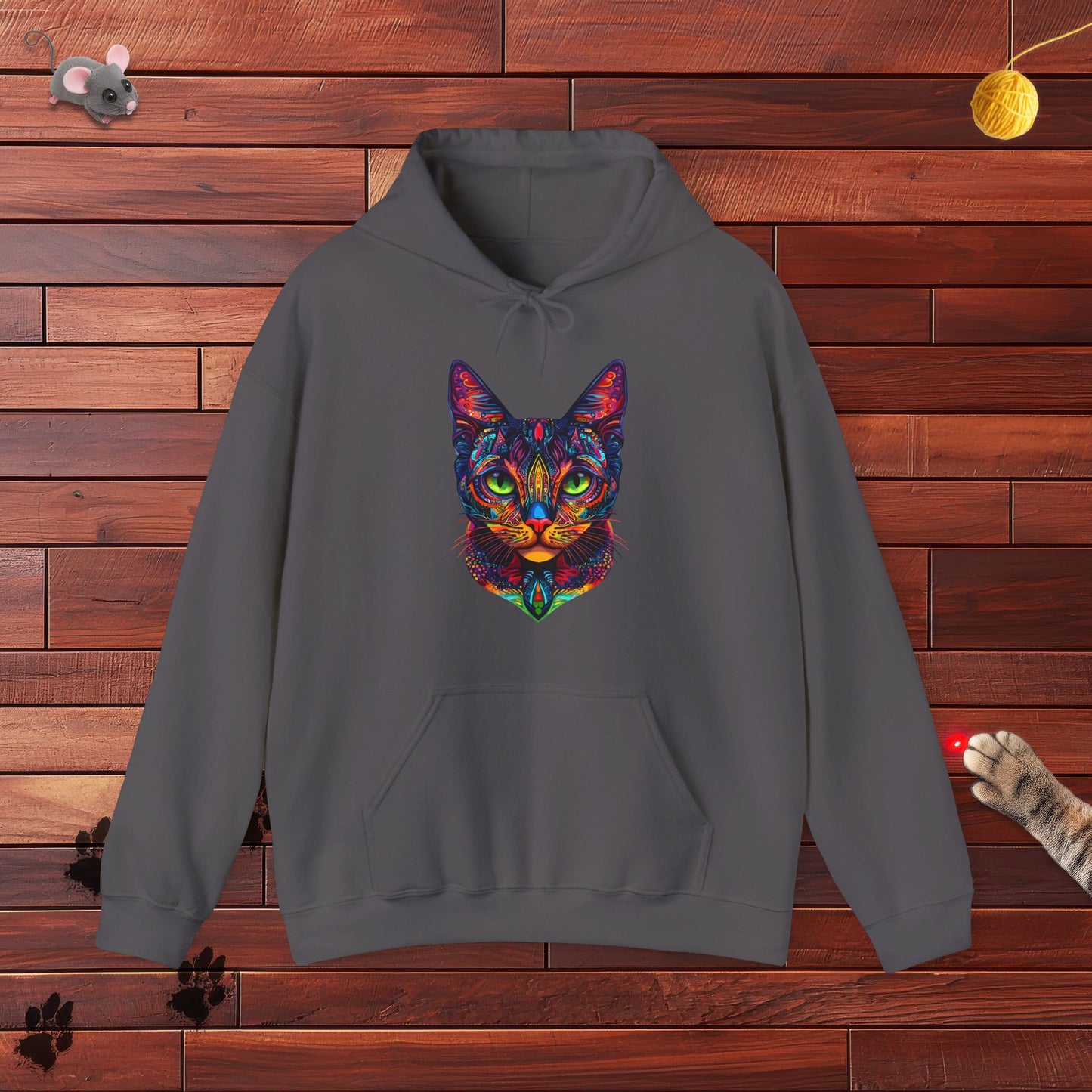 Mandala Cat Hoodie