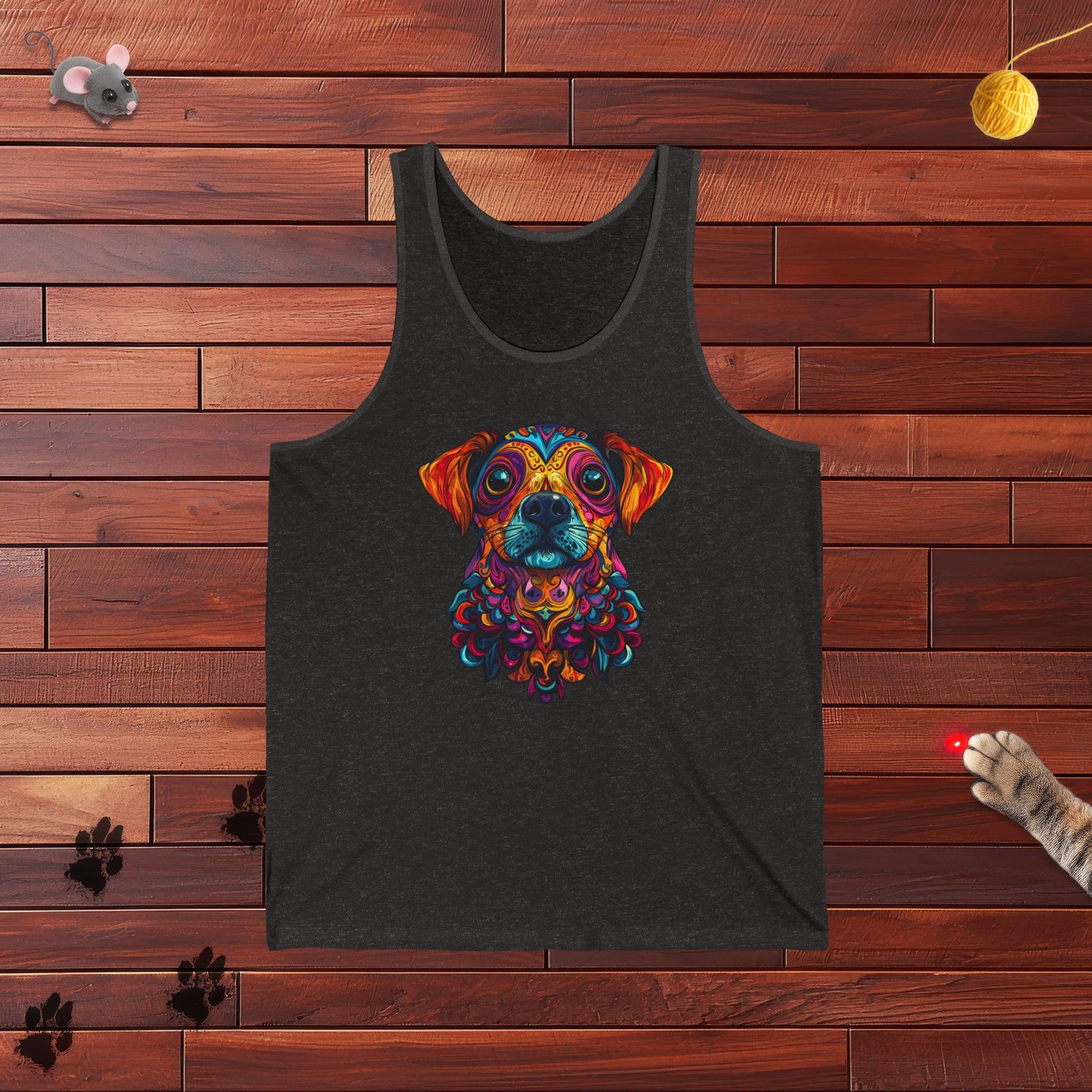 Dia De Muertos Perrito Tank