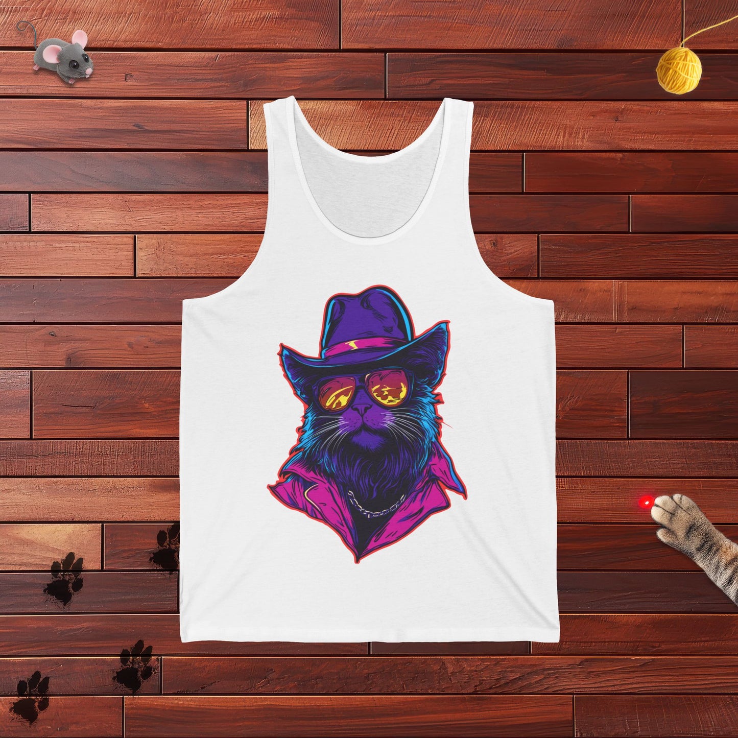 Meowcho Man Tank