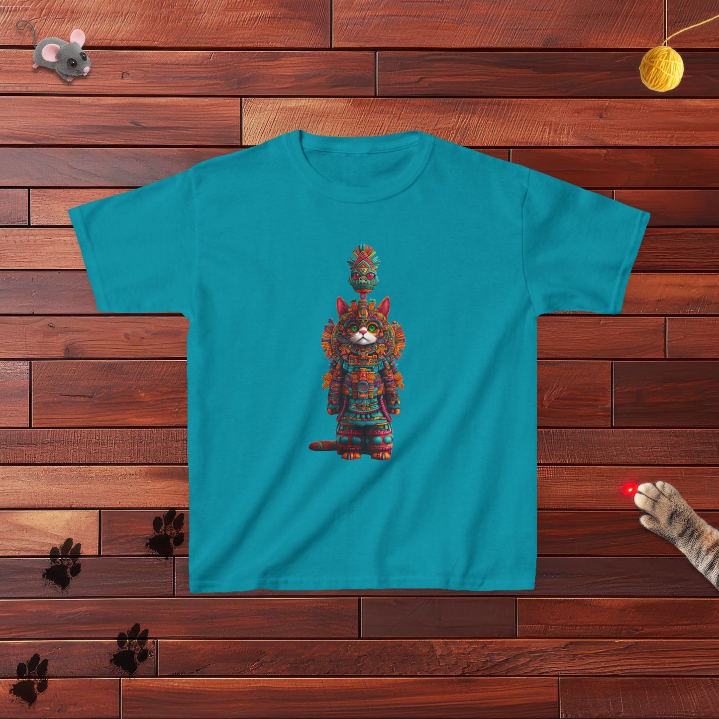 Azteca Gatito Kids Tee