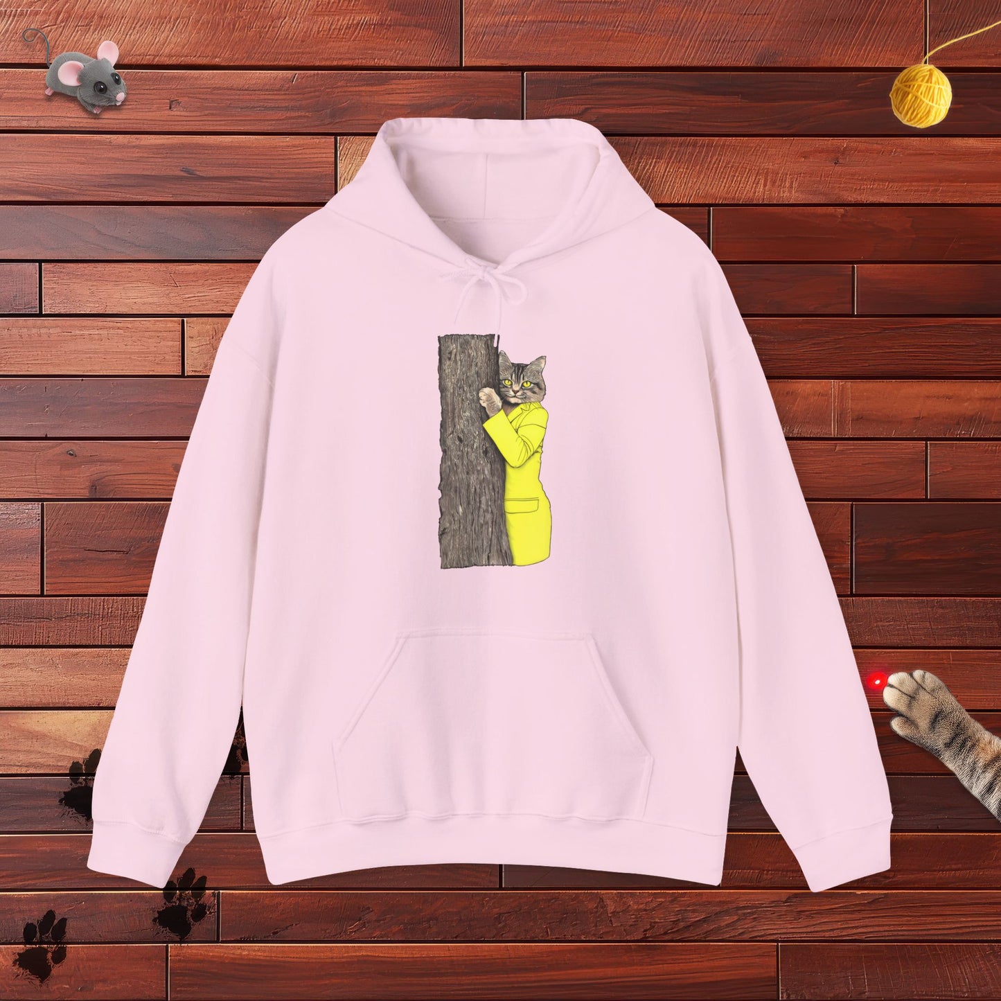 Yellow Jacket Cat Hoodie