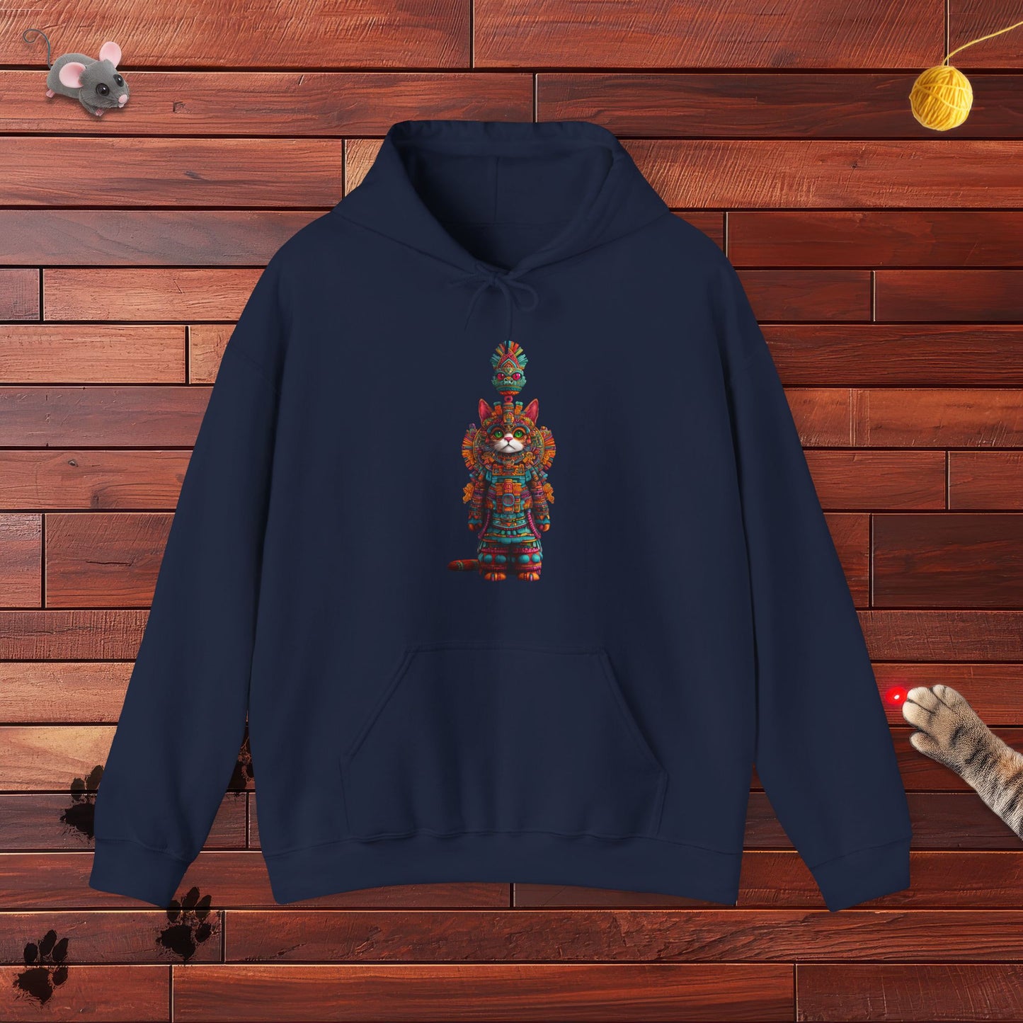 Azteca Gatito Hoodie