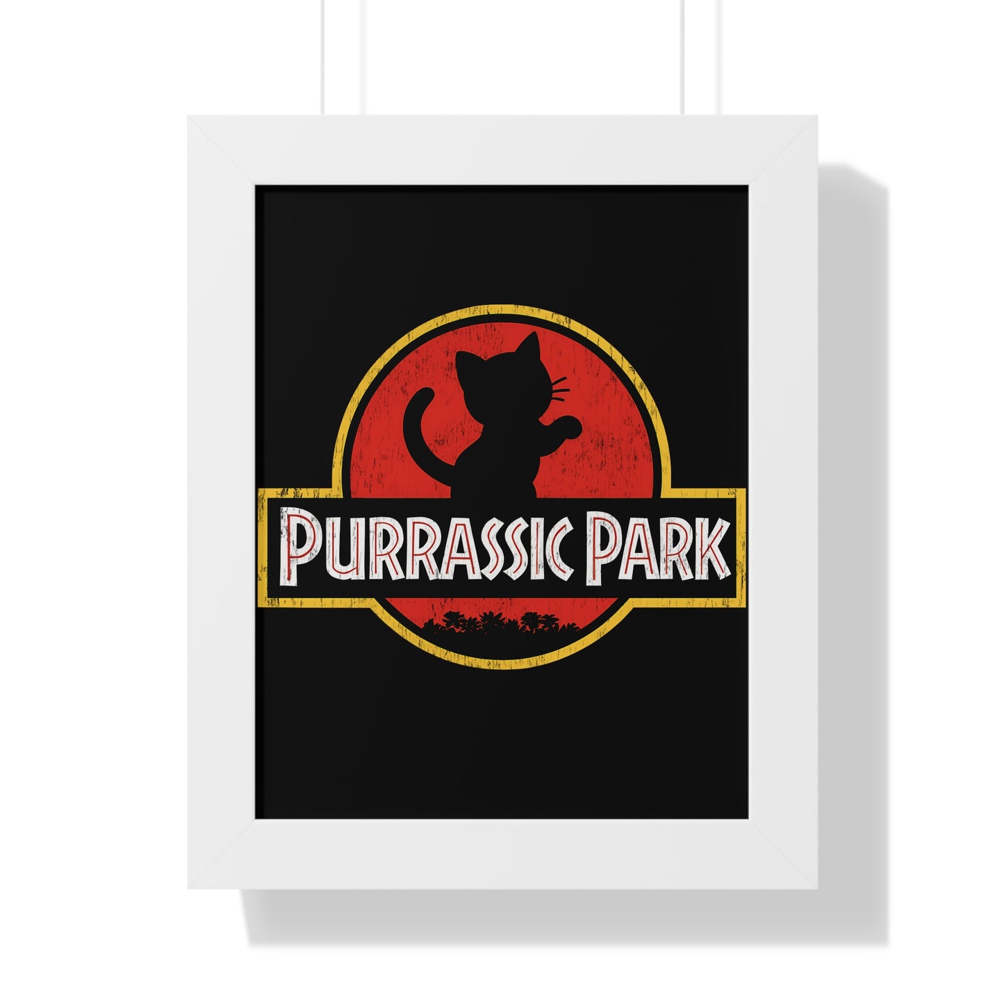 Purrassic Park Framed Wall Art