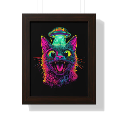 Alien Abduction Framed Wall Art