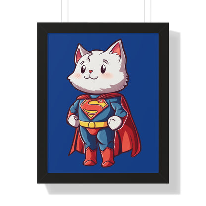 Supercat Framed Wall Art