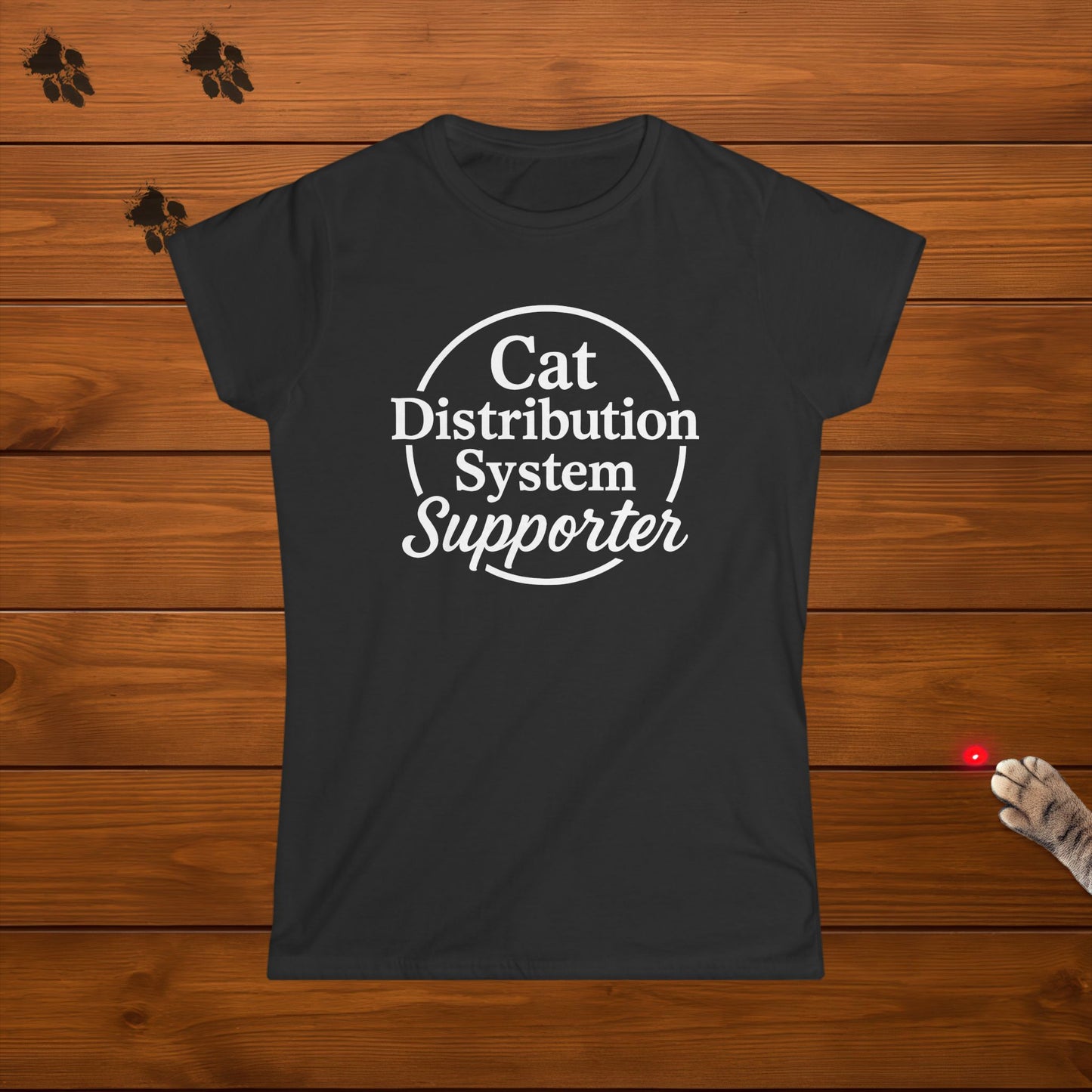 Cat Distribution System Supporter Ladies Tee