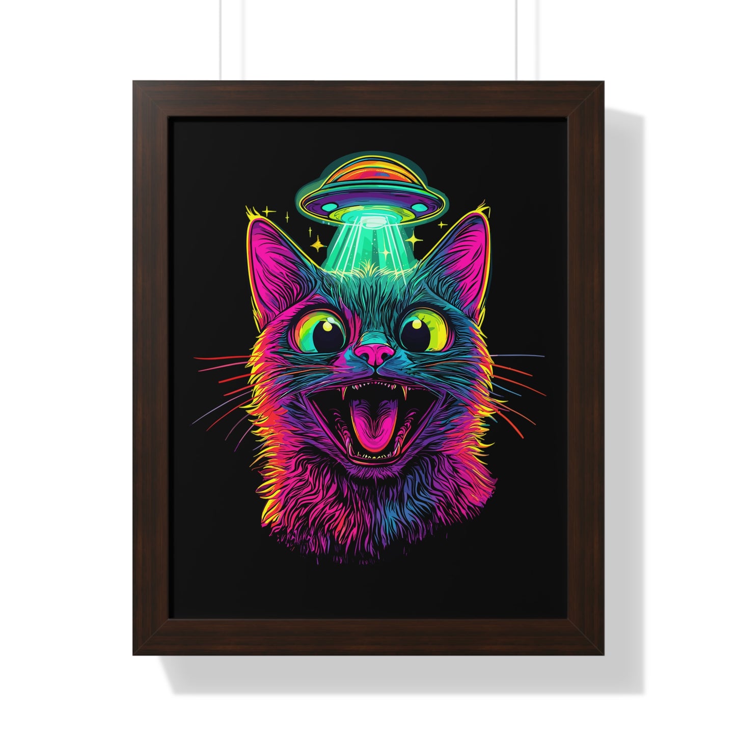 Alien Abduction Framed Wall Art