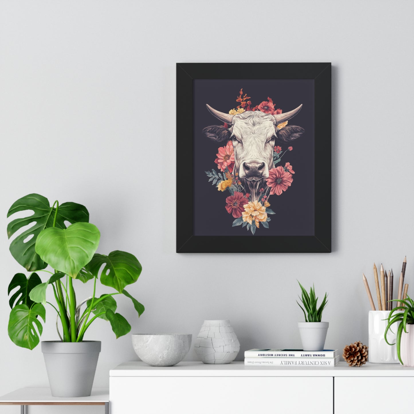 Moo Framed Wall Art