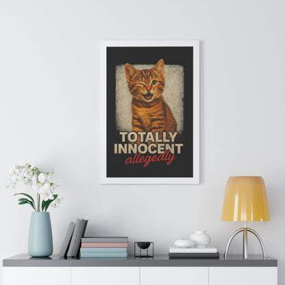 Totally Innocent Framed Wall Art