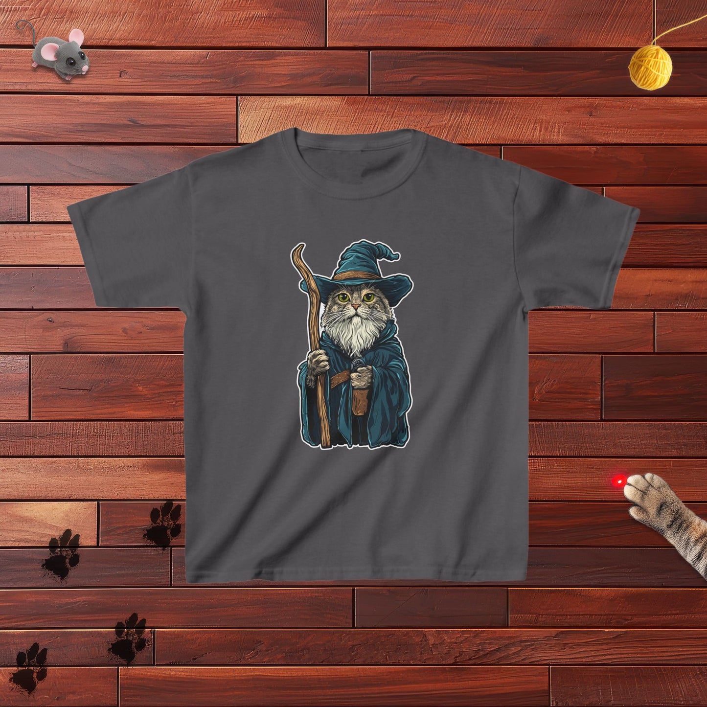 Catdolf The Grey Kids Tee