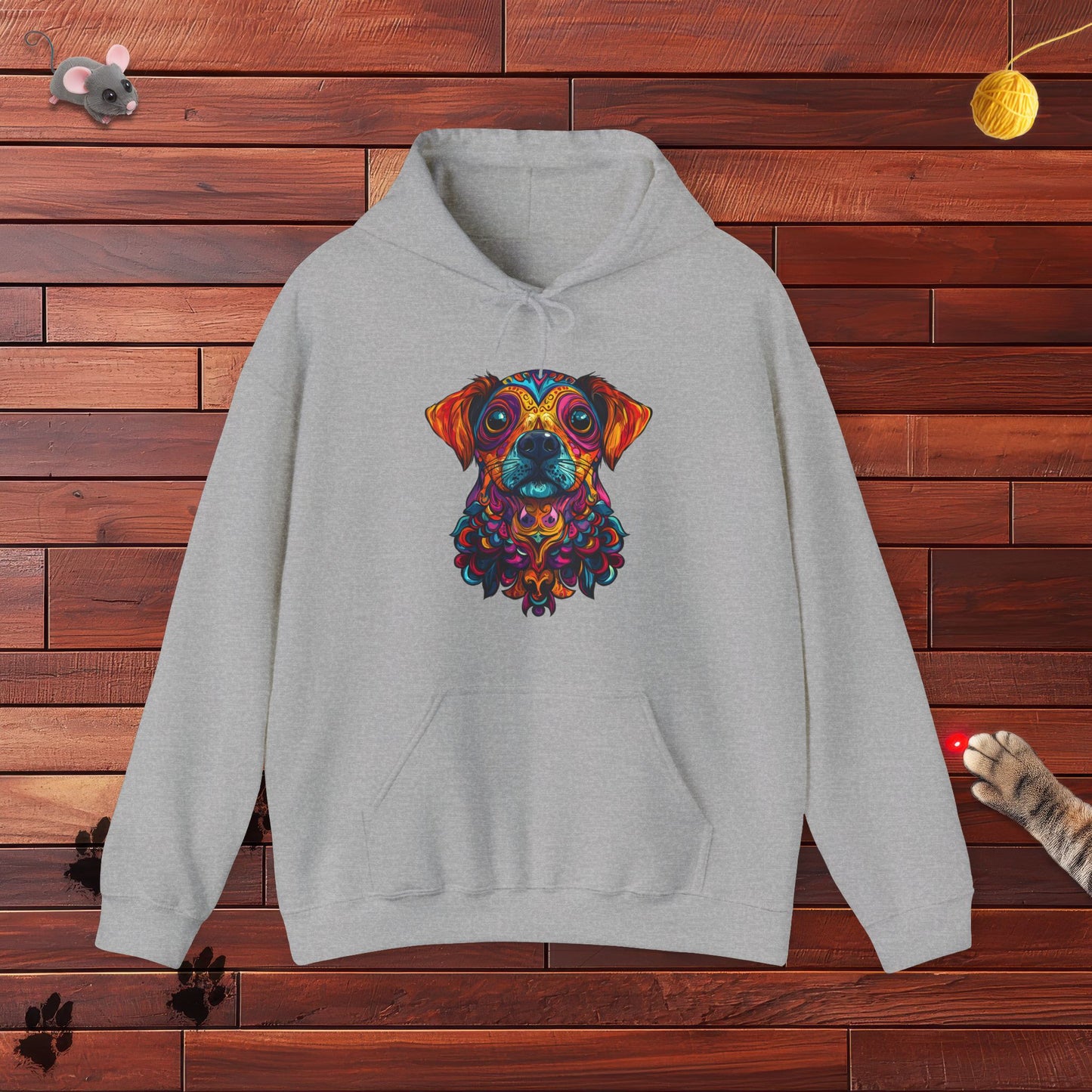 Dia De Muerte Perrito Hoodie