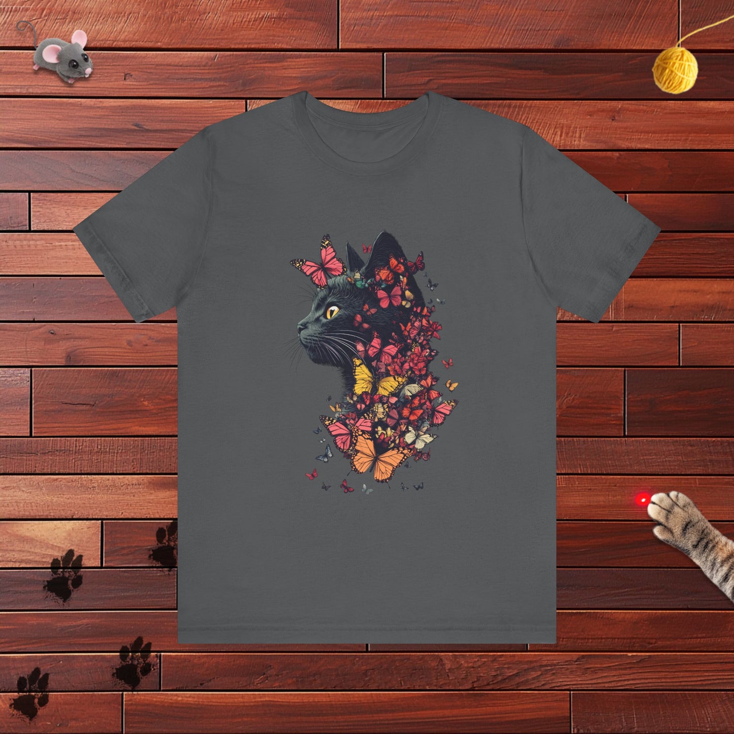 Butterfly Kitty Mens Tee