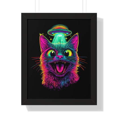 Alien Abduction Framed Wall Art