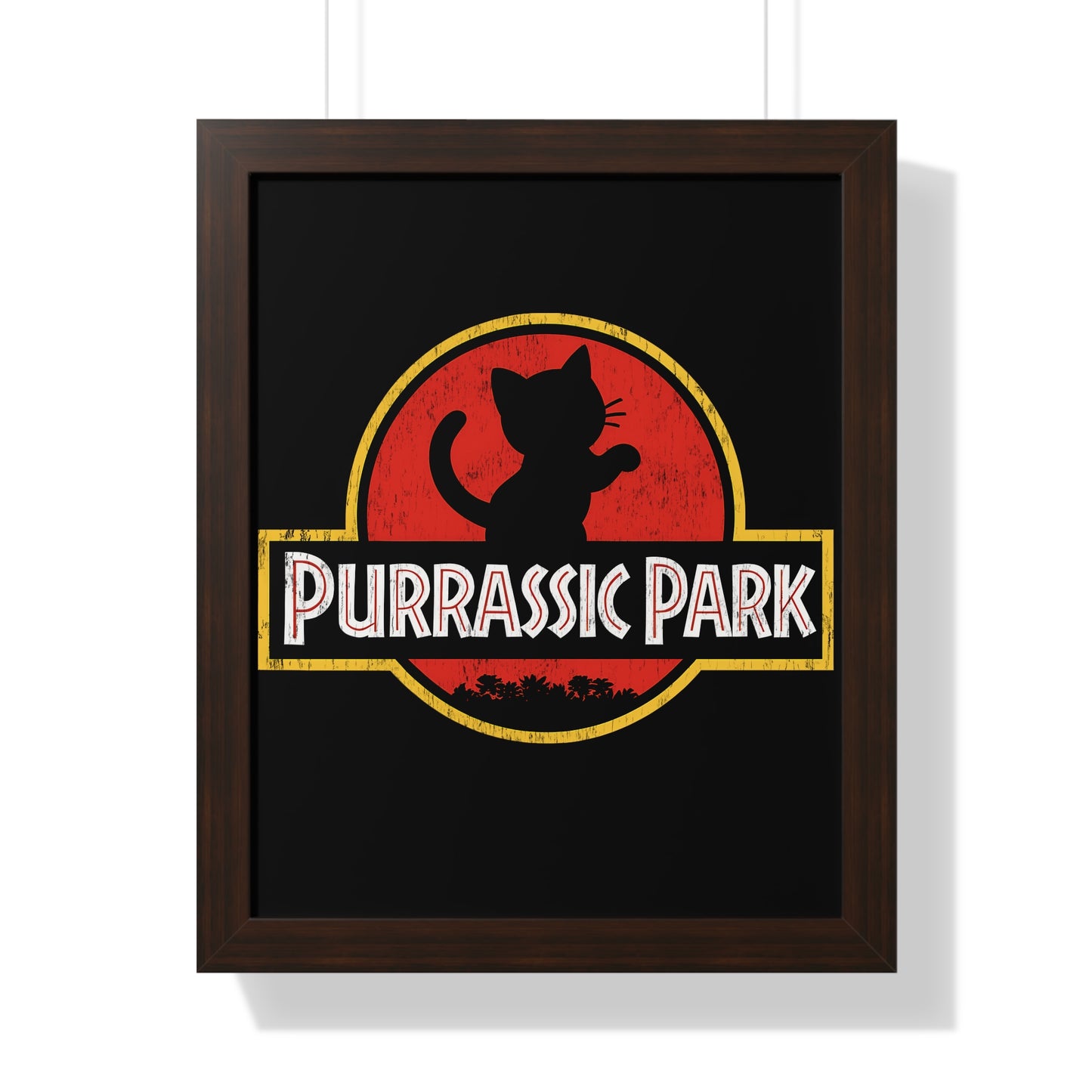 Purrassic Park Framed Wall Art