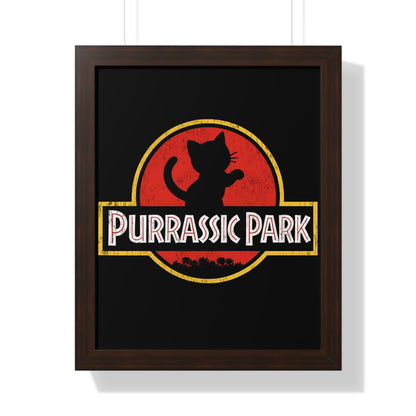 Purrassic Park Framed Wall Art