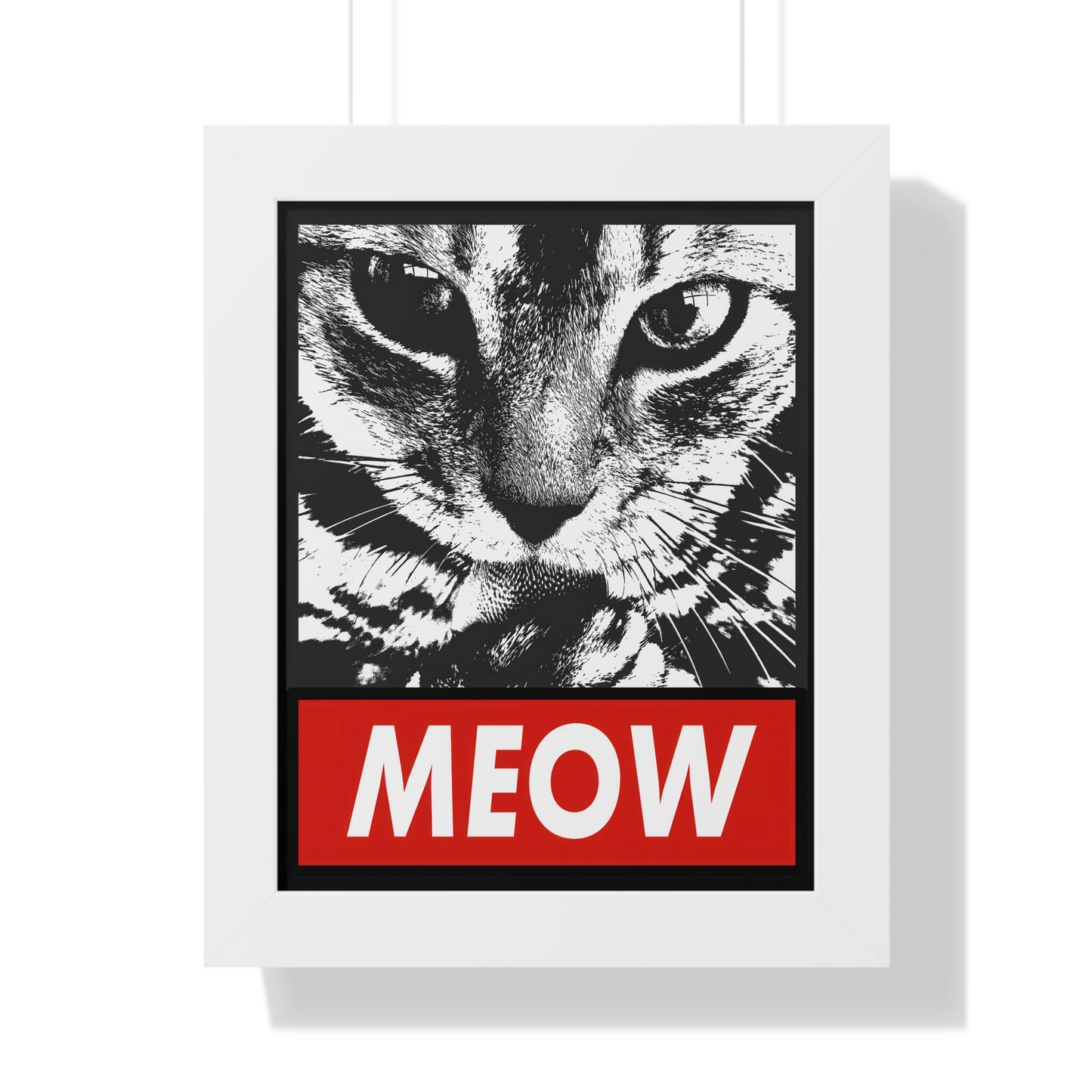 Meow Framed Wall Art