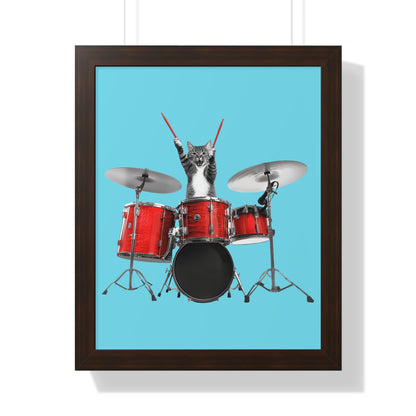 The Cutest Drummer Framed Wall Art