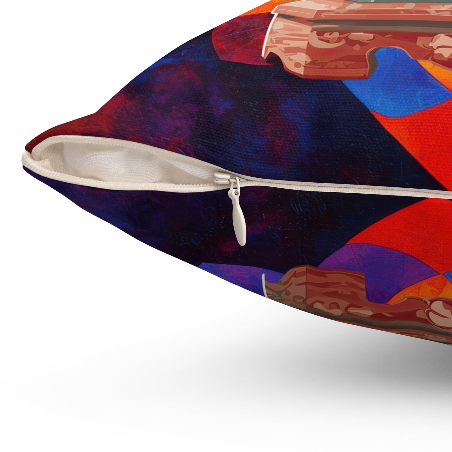 Buddha Kitty Throw Pillow