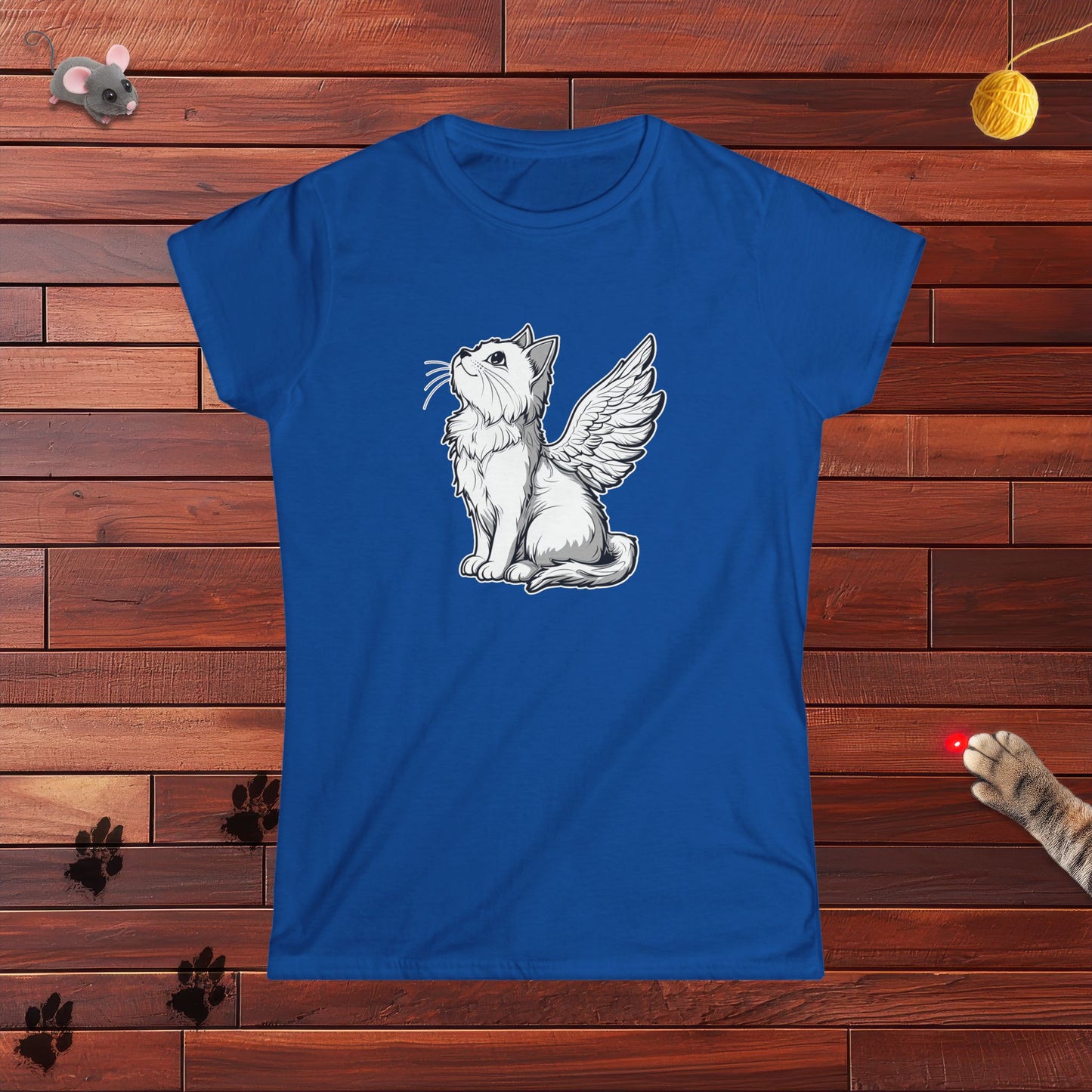 Angel Kitty Ladies Tee