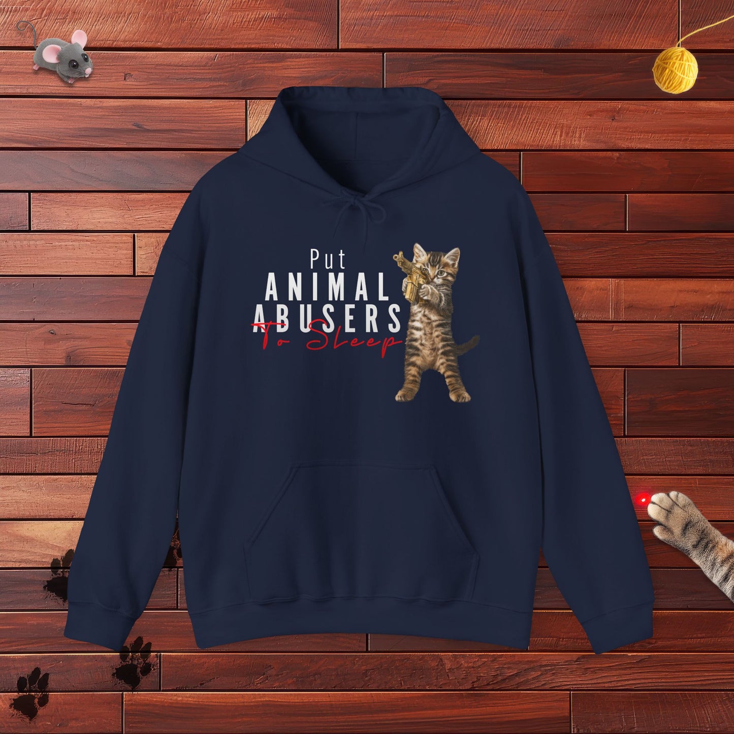Put Animal Abusers To Sleep Hoodie
