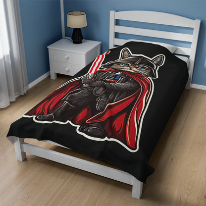 Darth Pawder Velveteen Plush Blanket