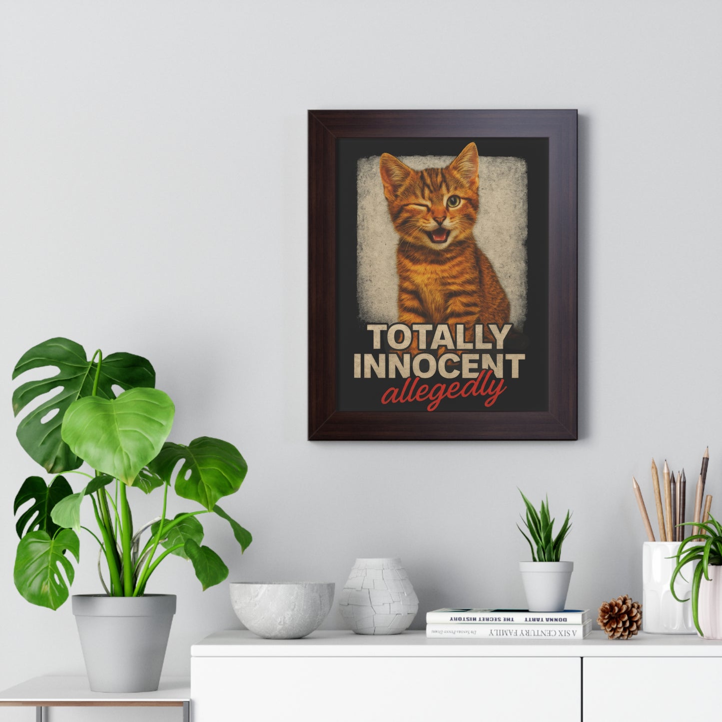 Totally Innocent Framed Wall Art