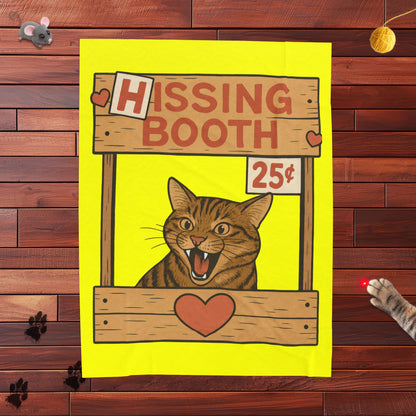 Hissing Booth Velveteen Plush Blanket