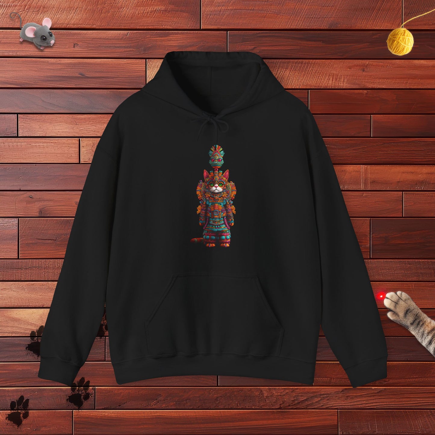 Azteca Gatito Hoodie