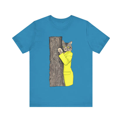 Yellow Jacket Cat Mens Tee